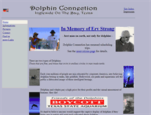 Tablet Screenshot of dolphin-connection.org